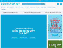 Tablet Screenshot of dienmaygiatot.com